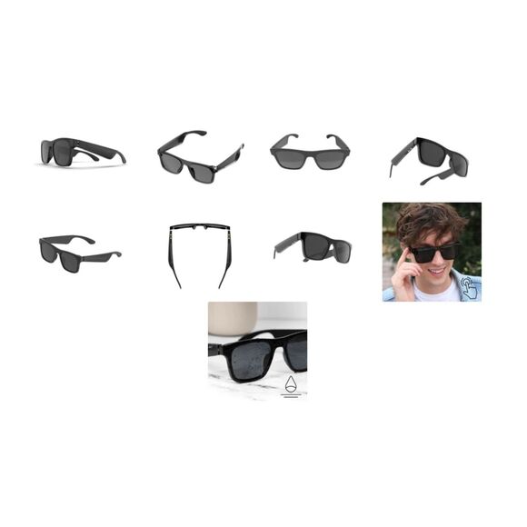 SKCT Smart Glasses, Bluetooth Audio Sunglasses - NEW in BOX - Picture 3 of 7